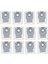Roborock Qrevo Slim/qrevo Master Sweeper Aksesuarları Için 12 Pcs Toz Torbaları Toz Torbaları, Iyi Çalışacak ve Iyi Çalışmak Için Yapılmış (Yurt Dışından) 2