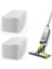 20 Pcs Vac Mop Pads Köpekbalığı VM252/200/190/250/251/200C/252C Kablosuz Sert Zemin Vakum Paspas Yedek Pedleri (Yurt Dışından) 3