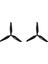 10 Inç Pervane 3 Kanatlı 2 Çift (2cw+2ccw) F1051 Cam Elyaf Naylon Fpv Uzun Menzilli Iha'lar Için Pervane Parçaları 3 Kanatlı (Yurt Dışından) 5