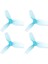 2 Çift 31MM 3 Kanatlı Pc Pervane Hafif Pervane 1.0mm Şaft METEOR65 METEOR65PRO AIR65 Quadcopter Açık Mavi (Yurt Dışından) 1