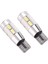 2 Adet W5W T10 12V 6000K 5630 10 Smd Araba LED Ampul Canbus Plaka Takoz Yan Dönüş Sinyal Lambası Süper Parlak Beyaz (Yurt Dışından) 2