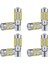 8 Adet W5W T10 12V 6000K 5630 10 Smd Araba LED Ampul Canbus Plaka Takoz Yan Dönüş Sinyal Lambası Süper Parlak Beyaz (Yurt Dışından) 2