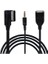 Audi MMI Uyumlu 150 cm USB Aux Kablo Kompakt Tasarım A4 A5 A6 A8 Q5 Q7 Modelleri için 3