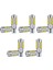 10 Adet W5W T10 12V 6000K 5630 10 Smd Araba LED Ampul Canbus Plaka Takoz Yan Dönüş Sinyal Lambası Süper Parlak Beyaz (Yurt Dışından) 2