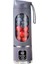 USB Şarj Edilebilir Taşınabilir Blender 8 Bıçaklı Mini Buz Kırıcı Dijital Ekranlı 3 Modlu Taşınabilir Blender Mor (Yurt Dışından) 1
