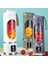USB Şarj Edilebilir Taşınabilir Blender 8 Bıçaklı Mini Buz Kırıcı Dijital Ekranlı 3 Modlu Taşınabilir Blender Beyaz (Yurt Dışından) 2