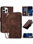 iPhone 12 Pro Max Kelebek Pu Deri Standlı, Kredi Kartı Tutucu Yuvalı, Bilek Kayışlı, Kadın Flip Folio Kılıf Telefon Kılıfı (Yurt Dışından) 1