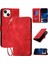 iPhone 14 Plus Kelebek Pu Deri Standlı, Kredi Kartı Tutucu Yuvalı, Bilek Kayışlı, Kadın Flip Folio Kılıf Telefon Kılıfı (Yurt Dışından) 1