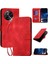 Tecno Camon 30S Kelebek Pu Deri Standlı, Kredi Kartı Tutucu Yuvalı, Bilek Kayışlı, Kadın Flip Folio Kılıf Telefon Kılıfı (Yurt Dışından) 1