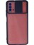 Xiaomi Redmi 9t Kılıf Palm Buzlu Kamera Sürgülü Silikon - LACIVERT-(5796) 1