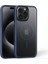 Apple iPhone 14 Pro Max Uyumlu Kılıf Zebana Fros Silikon Kılıf (Kablosuz Şarj Destekli) Lacivert 9