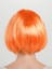 Turuncu Renk Küt Parti Peruğu Kısa Takma Saç - Lisinya 2