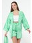 Saten Kimono Şort Takım 5