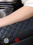 Citroen C4 Picasso 2007-2010 Deri Oto Kolçak Kılıfı Örtüsü Capitone Süngerli Mavi Nakışlı 5