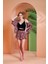 Pjs 27003 Viskon Kimono Croplu Şort Takım 3