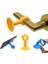 Nessiworld CM-072 Vantuzlu Geçmeli Kapı Kolu Stoper 4lü Set Beyaz 2