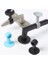 Nessiworld CM-072 Vantuzlu Geçmeli Kapı Kolu Stoper 4lü Set Beyaz 3