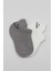 Nessiworld Bistyle 2'li Sneakers Smile Penye Çorap BS20106 Gri Ekru 4