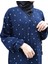 Noktalı Çiçek Desen Kruvaze Namaz Elbisesi – %100 Viskon, Yandan Bağlamalı, Rahat Kalıp 36-46 Beden 2