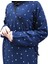 Noktalı Çiçek Desen Kruvaze Namaz Elbisesi – %100 Viskon, Yandan Bağlamalı, Rahat Kalıp 36-46 Beden 3