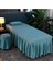 Yatak Etek Açık Mavi Kare 180X60 cm Kozmetik Pamuk ve Keten Yatak Örtüsü Çarşaf Lüks Madencilik Kulak Masaj Yatağı Salon Tek Kapak (Yurt Dışından) 5