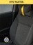 Mercedes A W168 1997-2004 - Short Oto Koltuk Sarı Şerit Boyun Yastığı 2 Adet 4
