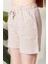 %100 Koton Mollis Kumaş Şort 3