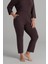 Kadın Plus Size Modal Iki Iplik Cepli Pantolon 1