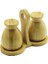 2 Pcs - Şişe Modeli Ahşap Bambu Tuzluk - Baharatlık Tutacaklı Ahşap Stand (5256) 1