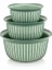 5 Parça Linea Çok Amaçlı Çeyiz Seti Yeşil 1x( Mikser Kabı 3lt) 1x(3 Boy Kase) 1x(Pirinç Süzgeçi 3lt) 4