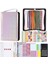 A6 Glitter El Fermuarlı Çanta Gevşek Yaprak Bağlayıcı Defter Iç Çekirdek Kapak Not Defteri Planlayıcısı Ofis Kırtasiye Malzemeleri Mor (Yurt Dışından) 1