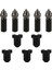 5 Adet 0.4mm Sertleştirilmiş Çelik Nozullar Silikon Çorap Seti K1, K1 Max, Ekstruder Hotend (Yurt Dışından) 1