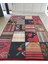 Patchwork Dijital Baskı Dekoratif Salon Halısı Makinede Yıkanabilir Kırkyama Kilim Kaymaz Taban Kırmızı Yolluk Modern Mutfak Halı Modelleri 1