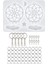 66PCS Dıy Kristal Epoksi Reçine Kalıp Seti Dreamcatcher Duvar Dekorasyonu Anahtarlık Silikon (Yurt Dışından) 1