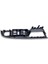 Volkswagen Vw Jetta 2006-2010 Uyumlu Sol Ön Dörtlü Krom Cam Açma Düğmesi ve Çerçevesi Siyah 3