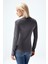Kadın Uzun Kollu T-Shirt Füme Renk 2