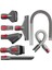 Dyson V7 V8 V10 V11 V15 Elektrikli Süpürge, Kurutma Makinesi, Havalandırma Hortumu, Uzatma Hortumu, Yatak Dar Alan Temizleme Aparatı Için Vakum Bağlantı Kiti (Yurt Dışından) 3