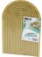 Yarım Daire Çift Taraflı=düz - Kanallı Ahşap Bambu Sunum Tepsi 22X32CM (5224) 1
