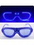 Mavi LED Işıklı Parti Gözlüğü - Neon Glow Şerit Gözlük 3 Modlu 5