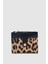 Ivina Kapitone Detaylı Kartlıklı Çıtçıt ve Fermuarlı Kadın Cüzdan Leopar 1