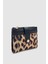 Ivina Kapitone Detaylı Kartlıklı Çıtçıt ve Fermuarlı Kadın Cüzdan Leopar 2