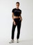 Couture Kadın Siyah Aktif Boxy Fit T-Shirt V3BI01K0232-JBLK 2