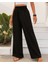 Kadın Yüksek Bel Lastikli Ithal Krep Pantolon 1