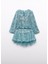Aqua Payetli Tüllü Içi Penye Astarlı Etek Bluz Takım (04-08 Yaş Beden Aralığı) - Mavi 4