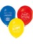 Balon 1+1 Happy Bırthday Party Baskılı 12 Incpastel 100 Lü 1