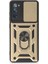 Samsung Galaxy S20 Fe Kılıf Pars Lens Yüzüklü Silikon - GOLD-(5796) 1