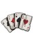 Poker Kağıdı Full As Araba, Motorsiklet, Kask, Laptop, Cam Sticker 14X9 cm 1