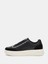 Winno Erkek Siyah Deri Sneaker FMTWI3ELE12-BLACK 2