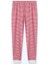 Kız Çocuk Pijama Takımı Kırmızı Çizgili Renk 5