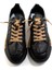 Siyah Hakiki Deri Erkek Sneaker E01185057203 4
